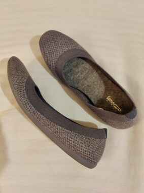 Allbirds Tree Breether Ballet Flats in Neutral Grey, Size 6